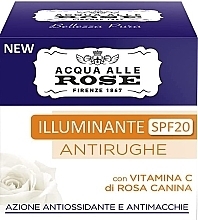 Brightening Anti-Wrinkle Face Cream with Vitamin C - Roberts Acqua alle Rose Antirughe Illuminante SPF 20 — photo N1