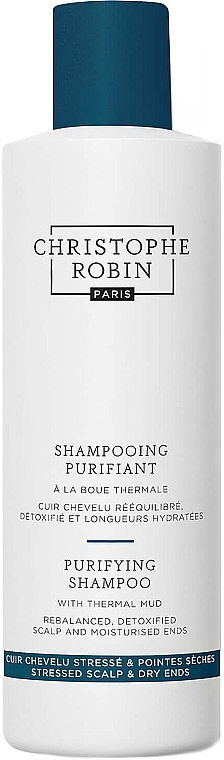 Cleansing Shampoo with Thermal Mud - Christophe Robin Purifying Shampoo With Thermal Mud — photo N1