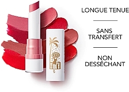 Matte Lipstick - Bourjois Rouge Velvet Lipstick French Riviera (02- Flaming Rose) — photo N3