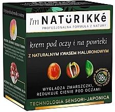 Fragrances, Perfumes, Cosmetics Natural Hyaluronic Acid Eye - I`m Naturikke Eye Cream With Natural Hyaluronic Acid