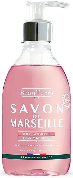 Antique Rose Marseille Liquid Soap - BeauTerra — photo N2