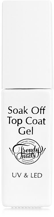 Nail Top Coat - Trendy Nails Soak Off Top Coat Gel — photo N1