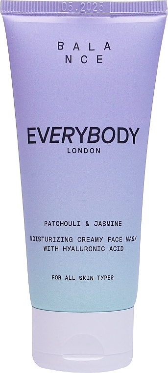Patchouli & Jasmine Moisturising Face Mask - EveryBody Balance Moisturizing Creamy Face Mask Patchouli & Jasmin — photo N1