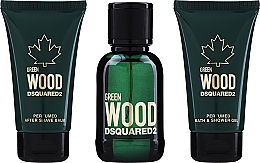 Dsquared2 Green Wood Pour Homme - Set (edt/50ml + s/g/50ml + b/lot/50ml)  — photo N1