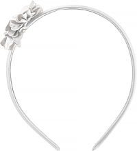 Fragrances, Perfumes, Cosmetics Decorative Hair Hoop, FA-5706, white with flower 2 - Donegal