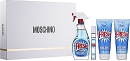 Fragrances, Perfumes, Cosmetics Moschino Fresh Couture - Set (edt/100ml + edt/10ml + b/lot/100ml + sh/gel/100ml) 