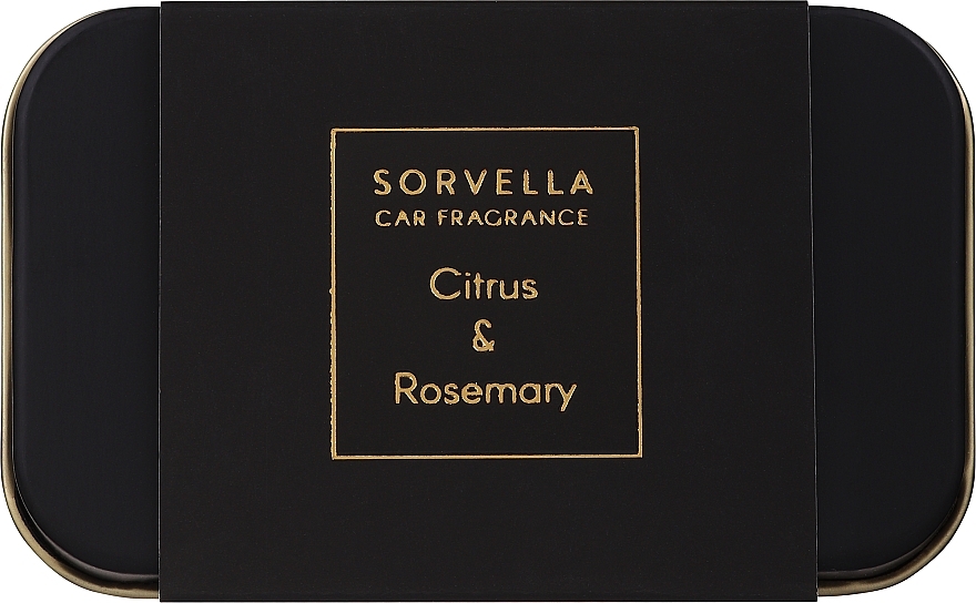 Car Air Frashener - Sorvella Perfume Citrus & Rosemary Car Fragrances — photo N2