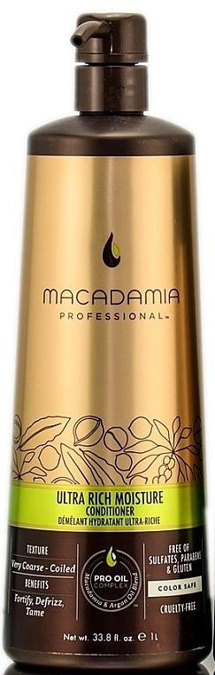 Hair Conditioner - Macadamia Professional Natural Oil Ultra Rich Moisture Conditioner — photo N3