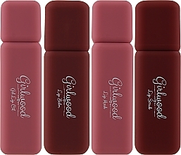 Set - Girlwood Lip Care Set (l/scr/4.5g + l/balp/4.5g + l/mask/5g + l/oil/4g) — photo N3