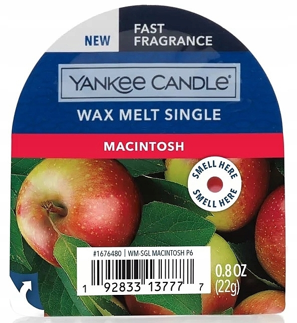 Scented Wax - Yankee Candle Classic Wax Macintosh — photo N1