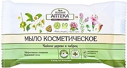 Fragrances, Perfumes, Cosmetics Cosmetic Soap "Tea Tree & Thyme" - Green Pharmacy