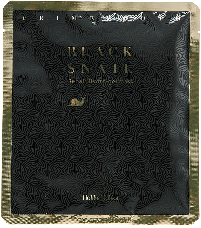 Hydrogel Mask - Holika Holika Prime Youth Black Snail Repair Hydro Gel Mask — photo N1