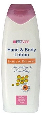 Honey and Beeswax Hand and Body Lotion  - Aries Cosmetics ProCare Honey & Beeswax Hand & Body Lotion — photo N1