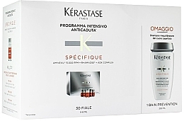 Fragrances, Perfumes, Cosmetics Set - Kérastase Specifique Programma Intensivo Anticaduta (serum/30x6ml + shm/250ml)