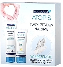 Fragrances, Perfumes, Cosmetics Set - Novaclear Atopis (b/cr/100ml + h/cr/50ml + gloves)