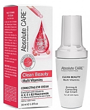 Fragrances, Perfumes, Cosmetics Eye Contour Cream - Absolute Care Clean Beauty Multi Vitamins Firming Correcting Eye Cream