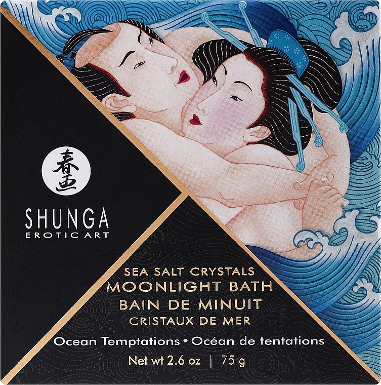 Foaming Bath Salt with Ocean Breeze Scent - Shunga Oriental Crystals Bath Salts Ocean Breeze — photo N1