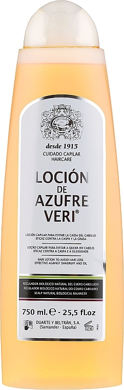 Anti Hair Loss Lotion - Intea Azufre Veri — photo N5