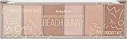 Fragrances, Perfumes, Cosmetics Highlighter Palette - Ruby Rose Beach Bunny Highlighter And Bronzer Palette