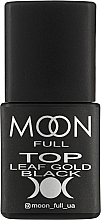 Fragrances, Perfumes, Cosmetics No Wipe Top Coat - Moon Full Leaf Gold Black