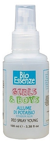 Alum Deodorant - Bio Essenze Deo Spray Young Girls&Boys — photo N1