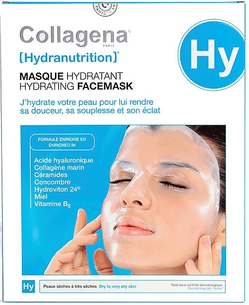 Moisturizing Face Mask - Collagena Paris Hydranutrition Hydrating Face Mask — photo N5