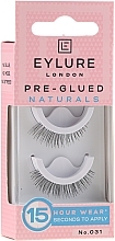 Flase Lashes №031 - Eylure Pre-Glued Naturals — photo N7