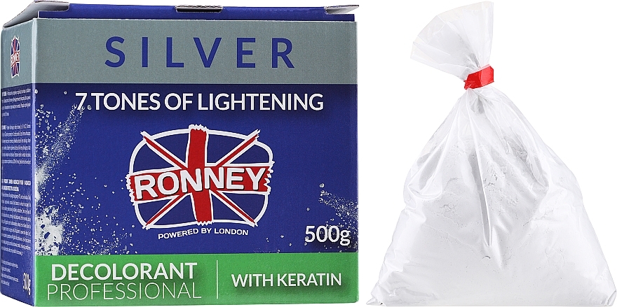 Keratin Bleaching Powder - Ronney Dust Free Bleaching Powder  — photo N1