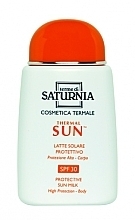 Fragrances, Perfumes, Cosmetics Sun Body Milk SPF30 - Terme Di Saturnia Protective Sun Hight Protection Body Milk SPF 30