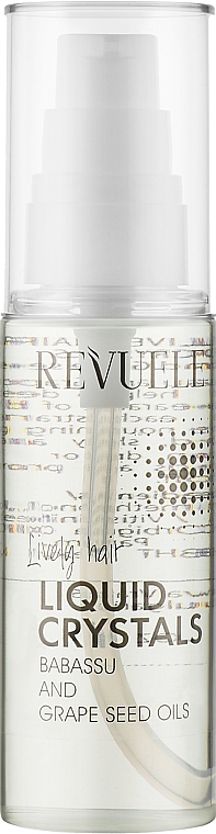 Liquid Hair Crystals - Revuele Lively Hair Liquid Crystals With Babassu and Grape Seed Oils — photo N1
