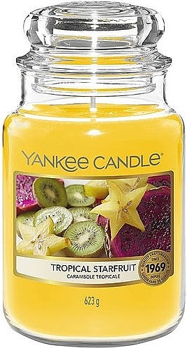 Scented Candle in Jar - Yankee Candle Tropical Starfruit — photo N3