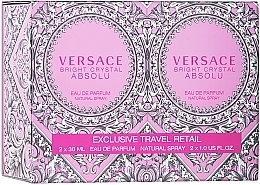 Fragrances, Perfumes, Cosmetics Versace Bright Crystal Absolu - Set (edp/2*30ml)