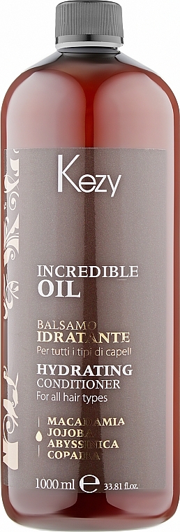 Moisturizing Conditioner - Kezy Incredible Oil Hydrating Conditioner — photo N1