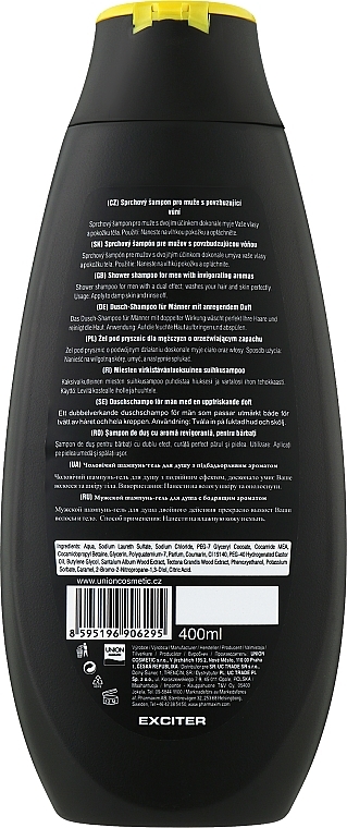 Exciter Men Shower Gel & Shampoo - Lilien For Men Body & Hair Exciter Shower & Shampoo — photo N3