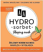 Fragrances, Perfumes, Cosmetics Night Face Mask - AA Hydro Sorbet Korean Formula Sleeping Mask