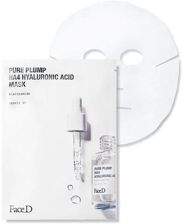 Hyaluronic Acid Mask - FaceD Pure Plump HA4 Hyaluronic Acid Mask — photo N1