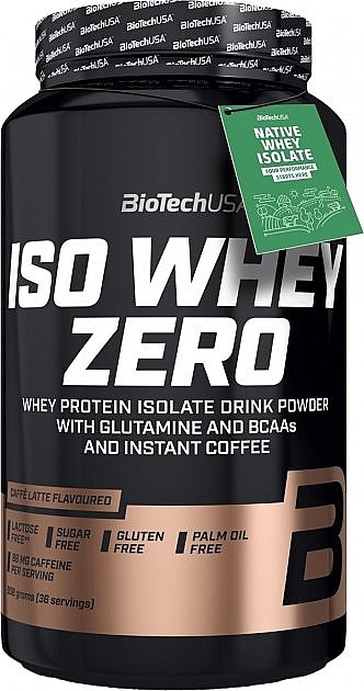 Coffee Latte Protein - BioTechUSA ISO Whey Zero Lactose Free Caffe Latte Protein — photo N2