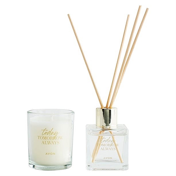 Avon TTA Today - Set (diffuser/50 ml + candle/70 g) — photo N1