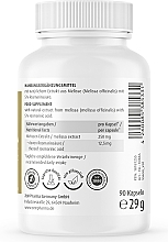 Melissa Extract Food Supplement, 90 Caps - Zein Pharma Melissa Extract 250mg Capsules — photo N3