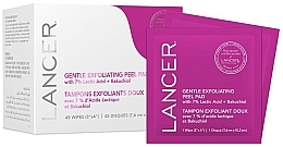 Fragrances, Perfumes, Cosmetics Gentle Exfoliating Peel Pads - Lancer Gentle Exfoliating Peel Pads with 7% Lactic Acid Bakuchiol