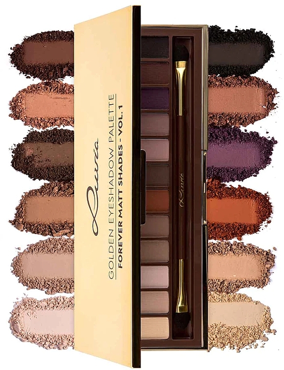 Eyeshadow Palette - Luvia Cosmetics Forever Matte Shades Eyeshadow Palette — photo N2