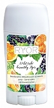 Fragrances, Perfumes, Cosmetics 48-Hour Deodorant - Ryor Grapefruit & Black Currant Deodorant