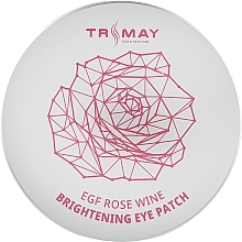 Fragrances, Perfumes, Cosmetics Tonic Hydrogel Eye Patch - Trimay EGF Rose Wine Brightening Eye Patch