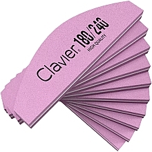 Fragrances, Perfumes, Cosmetics Mini Nail File 180/240, pink - Clavier