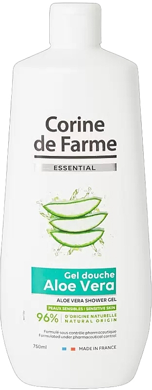 Aloe Vera Shower Gel - Corine De Farm Essential Aloe Vera Shower Gel — photo N1