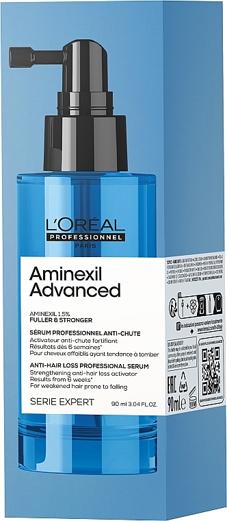 Scalp Serum - L'Oreal Professionnel Aminexil Advanced Fuller & Stronger Anti-Hair Loss Serum — photo N5