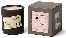 Scented Candle in Glass - Paddywax Library Jane Austen Candle — photo N1