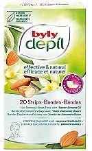Fragrances, Perfumes, Cosmetics Vanilla & Almond Face Wax Strips - Byly Depil Hair Removal Strips