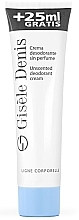 Fragrances, Perfumes, Cosmetics Fragrance-Free Cream Deodorant - Gisele Denis Unscented Deodorant Cream