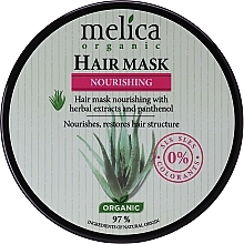 Fragrances, Perfumes, Cosmetics Herb & Panthenol Hair Mask - Melica Organic Nourishing Hair Mask